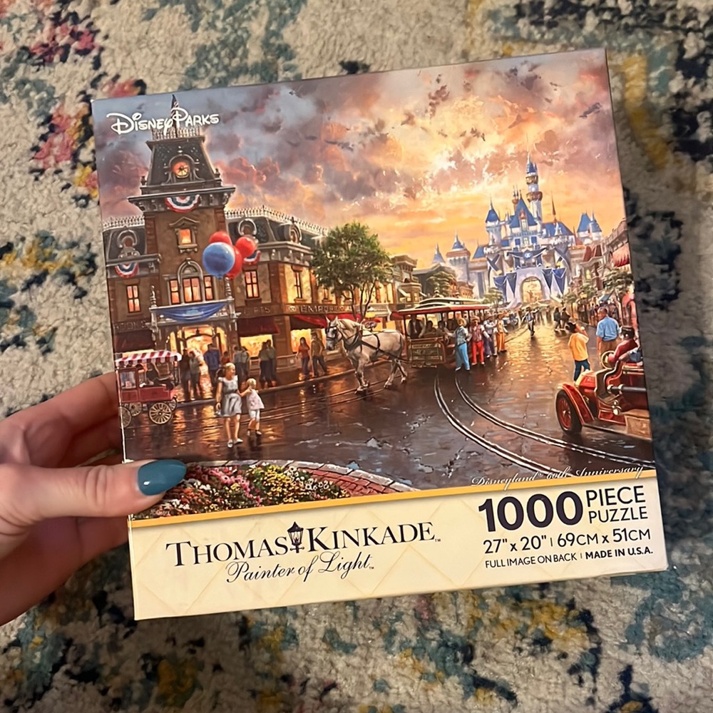 Thomas Kinkade Disneyland 60th anniversary puzzle